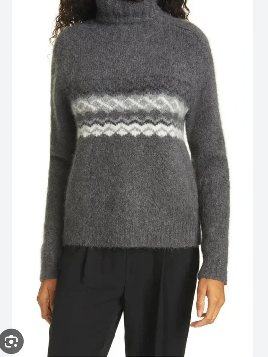 Nili Lotan Leane Alpaca Blend Fair Isle Sweater - Picture 4 of 7